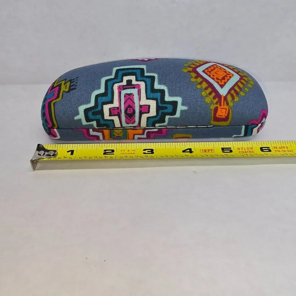 Vera Bradley Mini Medallions / Painted Medallions Clamshell Eyeglass Case EUC